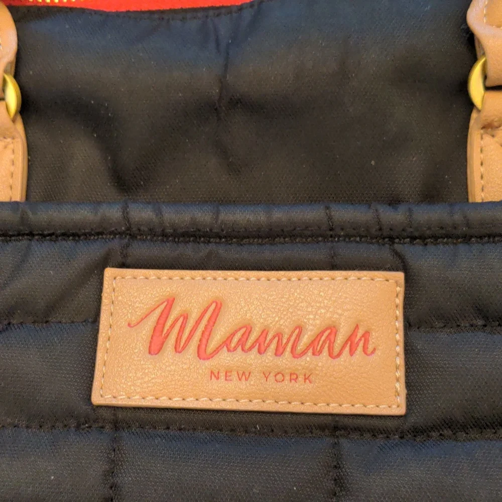 Maman New York Classic Black Designer Diaper Bag